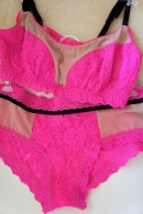 neon pink underwear